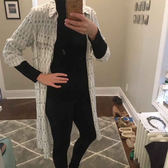 MANGO Long Shirt in White Size US4 - Picture 4 of 8